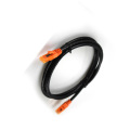 Custom black UTP RJ45 cat6 network patch cord